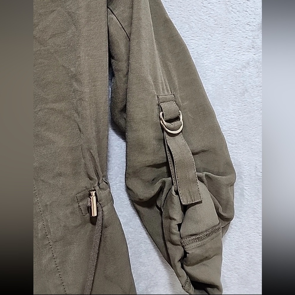 Zara Women's Medium Green  Pockets Jacket - Picture 4 of 5